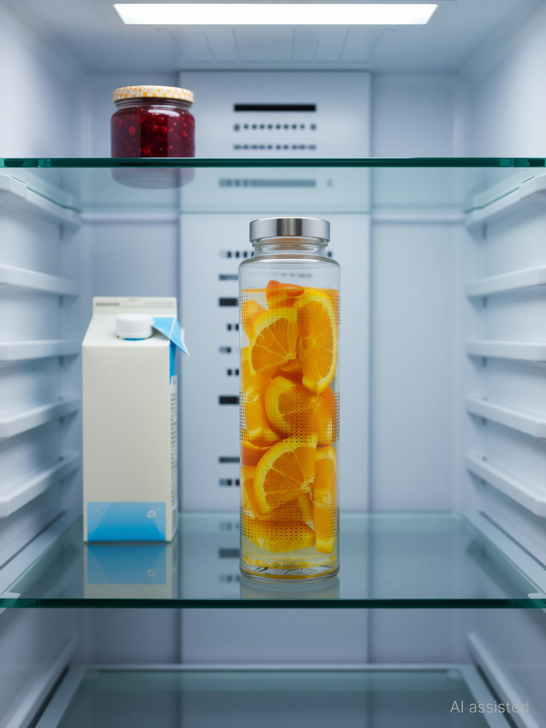 Image of STARKENDY Air Tight Glass Water Bottle juice Drinking Fridge Bottles Steel Lid 750 ml Glass Bottle