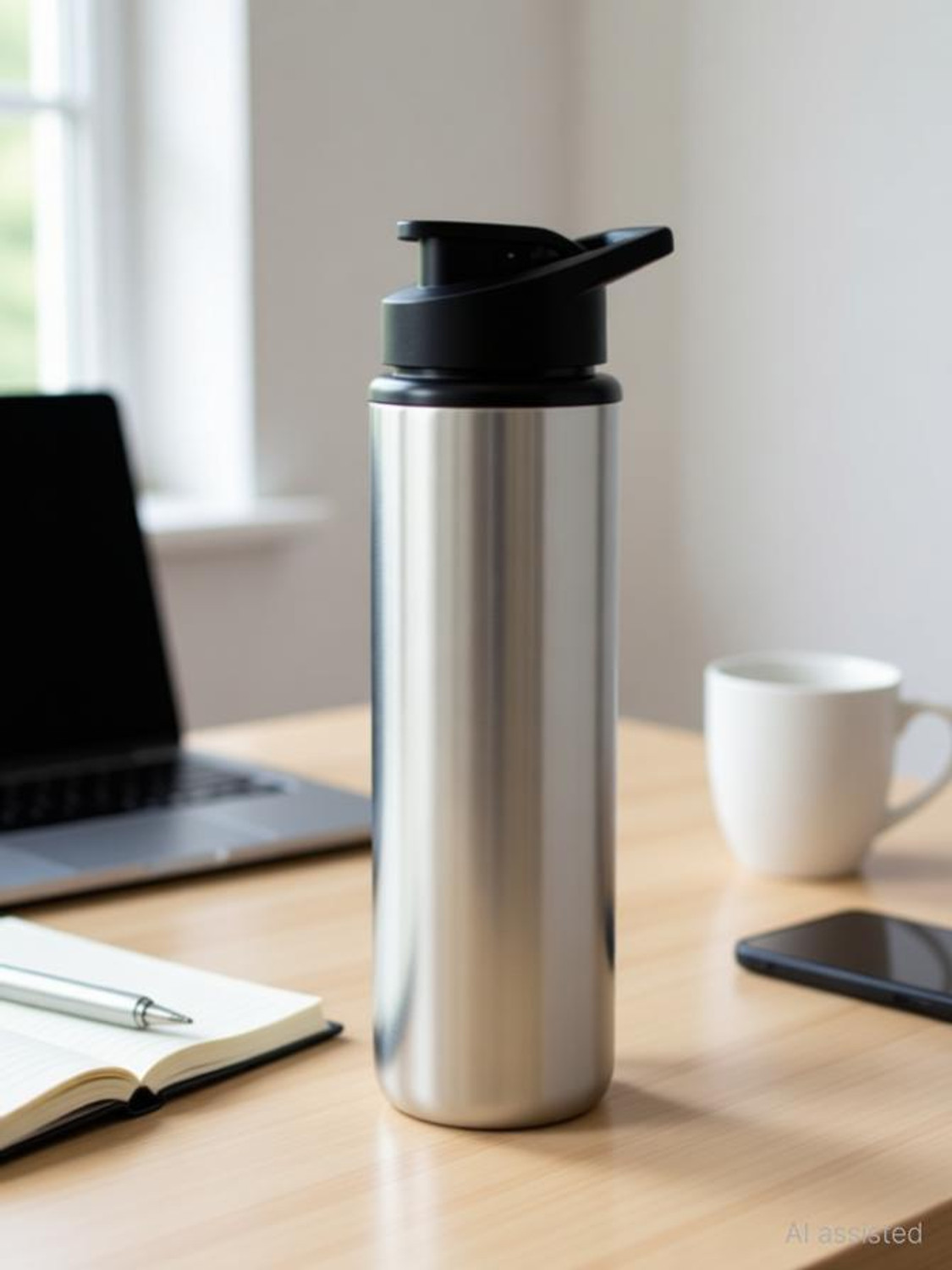 Image of FROLAX Stainless Steel Leak Proof Sports Water Bottle for Office, Gym, School, Collage 900 ml Steel Bottle