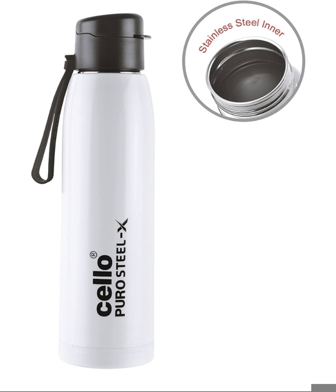 Image of cello PURO STEEL - X COOPER 900 900 ml Stainless Steel Bottle