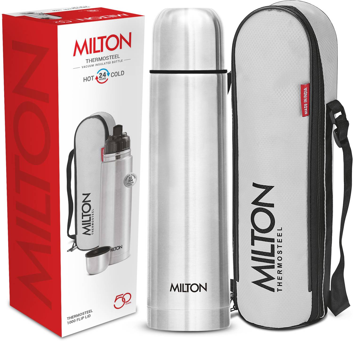MILTON 1000 ml Thermosteel Water Bottle - Image 2