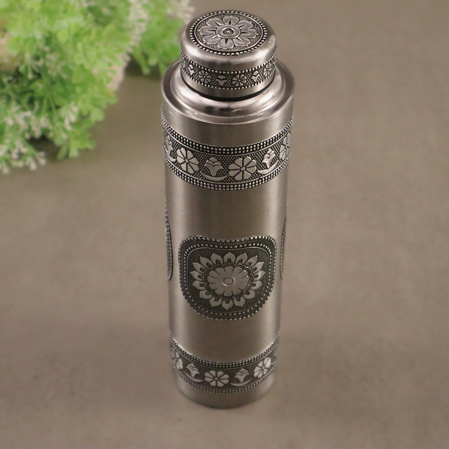 Image of Giftguys Oxidised steel water /juice bottle 1000 ml Steel Bottle