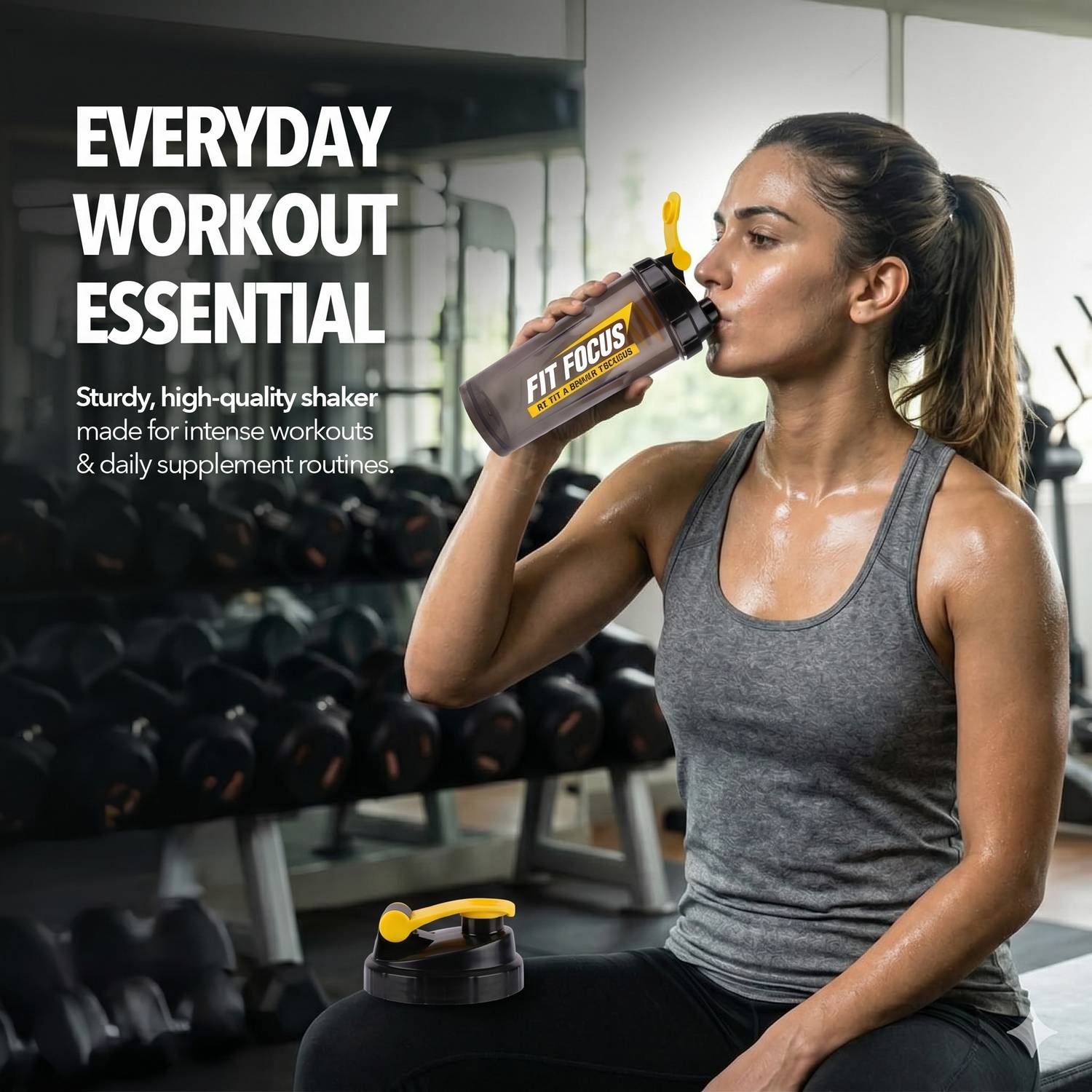 FIT FOCUS Premium Gym Shaker 700 ml - Image 4