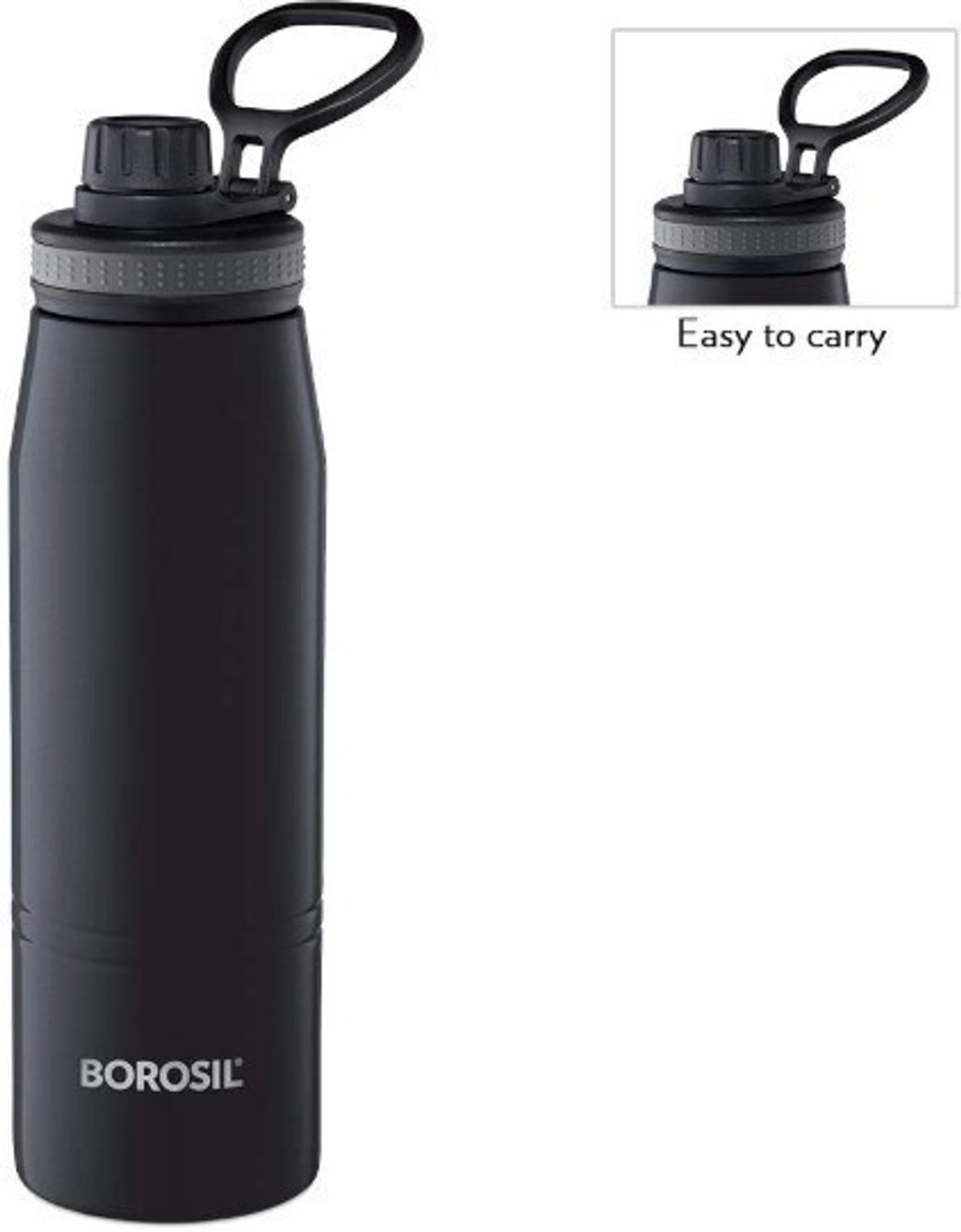 Image of BOROSIL Stainless Steel Hydra Gosports - Vacuum Insulated bottle 600 ml Steel Flask