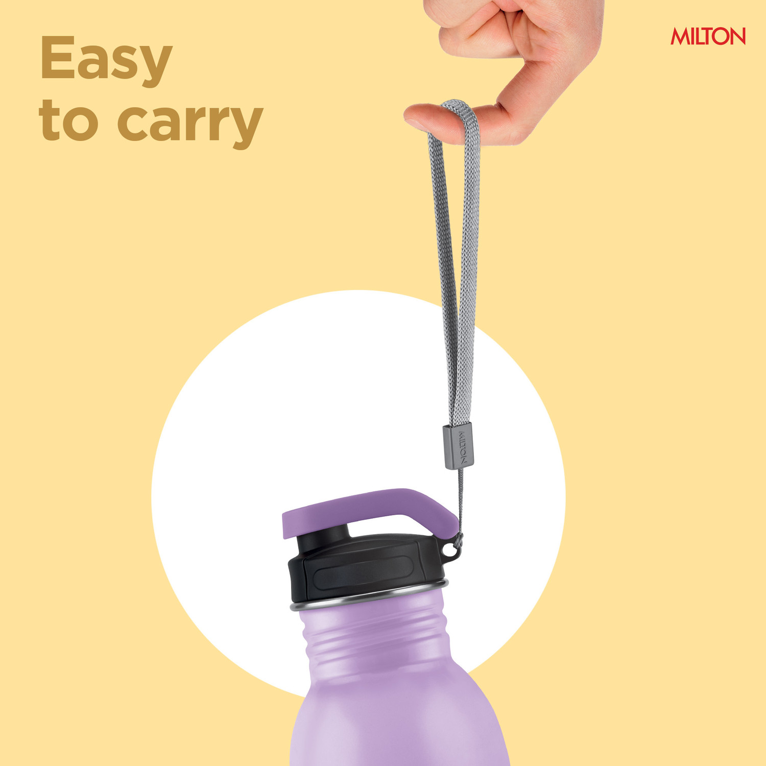 Image of MILTON Immerse 750 Stainless Steel Water Bottle Single Walled ISI Certified 750 ml 750 ml Steel Bottle