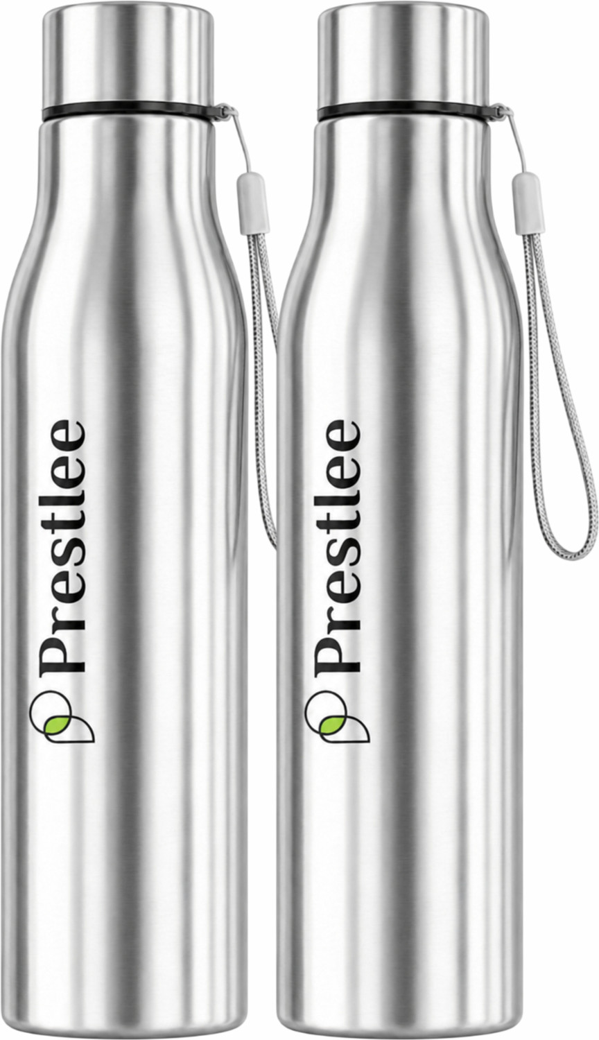 Image of Prestlee Tag Stainless Steel Water Bottle 1000 ML (2 SET) 2000 ml Steel Bottle