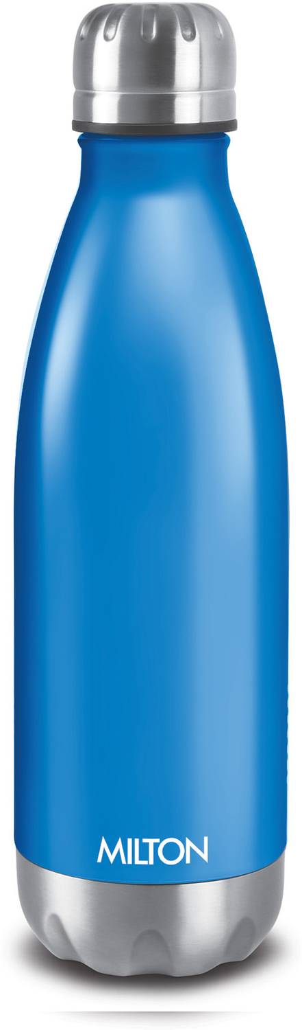 MILTON Duo DLX 500 Thermosteel Water Bottle, ISI Certified, 24 Hr Hot and Cold 500 ml Steel Flask