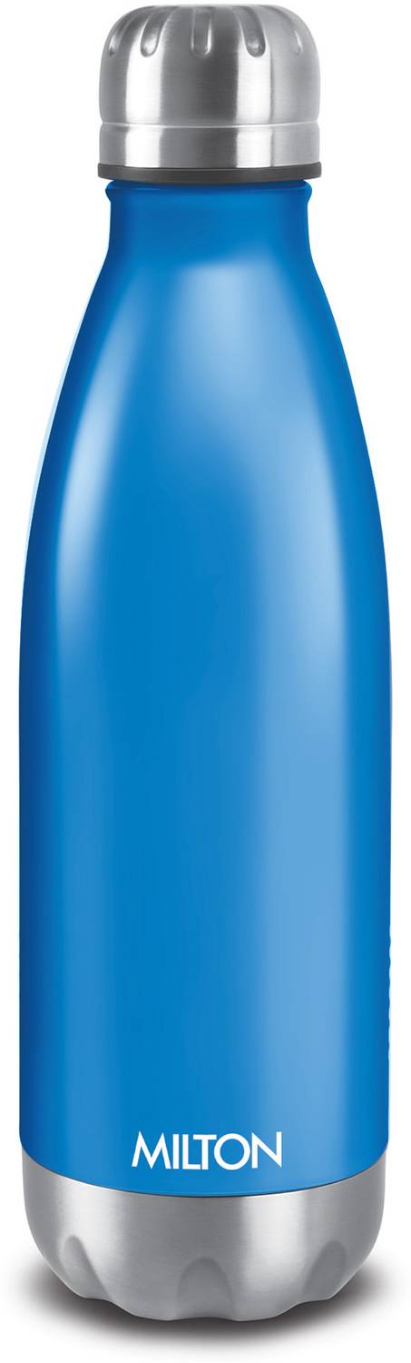 MILTON Duo DLX 750 Thermosteel Water Bottle, ISI Certified, 24 Hr Hot and Cold 700 ml Steel Flask