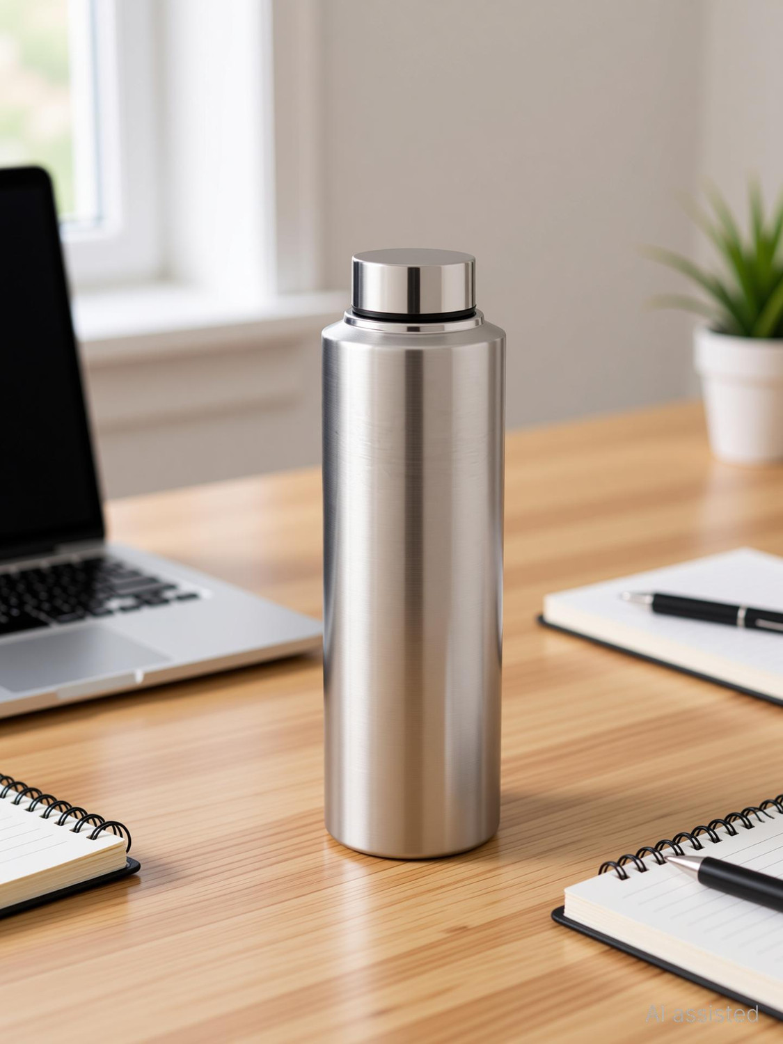 Image of SAMEEP Stainless Steel Fridge Water Bottle For Home Office Gym School Collage (1000 ML) 1000 ml Steel Bottle
