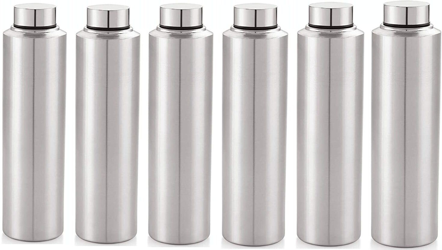 Image of SAMEEP Stainless Steel Fridge Water Bottle For Home Office Gym School Collage (1000 ML) 1000 ml Steel Bottle