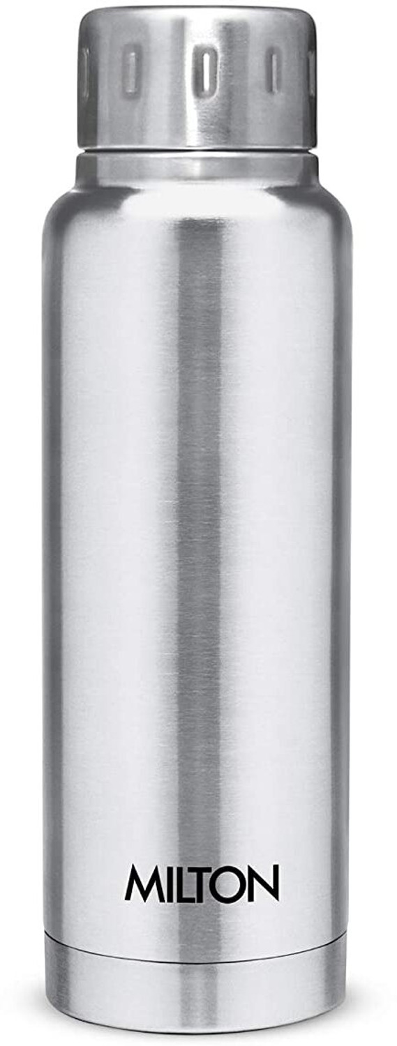 Image of MILTON Elfin Thermosteel Flask,HOT N COLD BOTTE 300 ml, Silver 300 ml Steel Flask