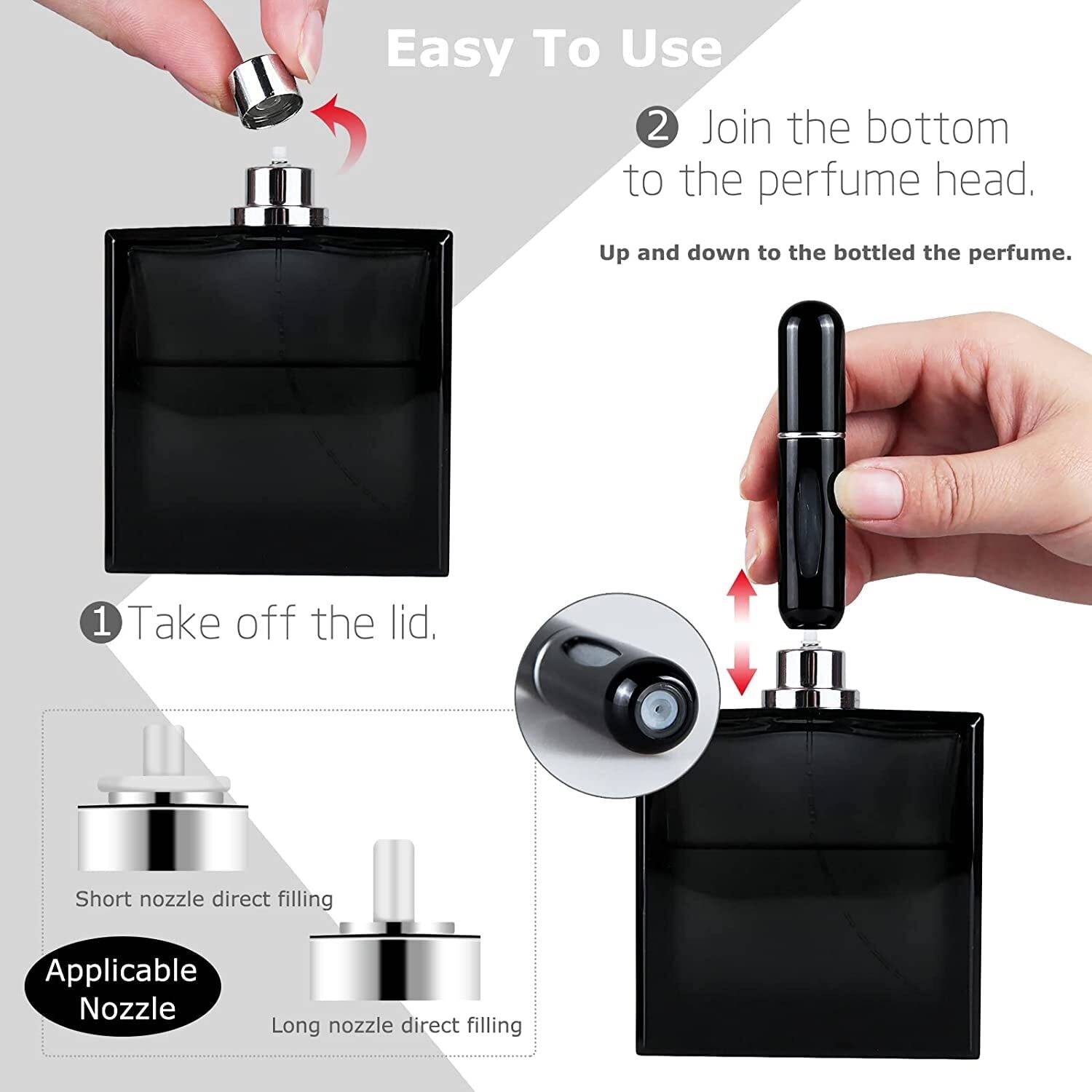 Mishva 5 ml Portable Mini Refillable Perfume Bottle - Image 4