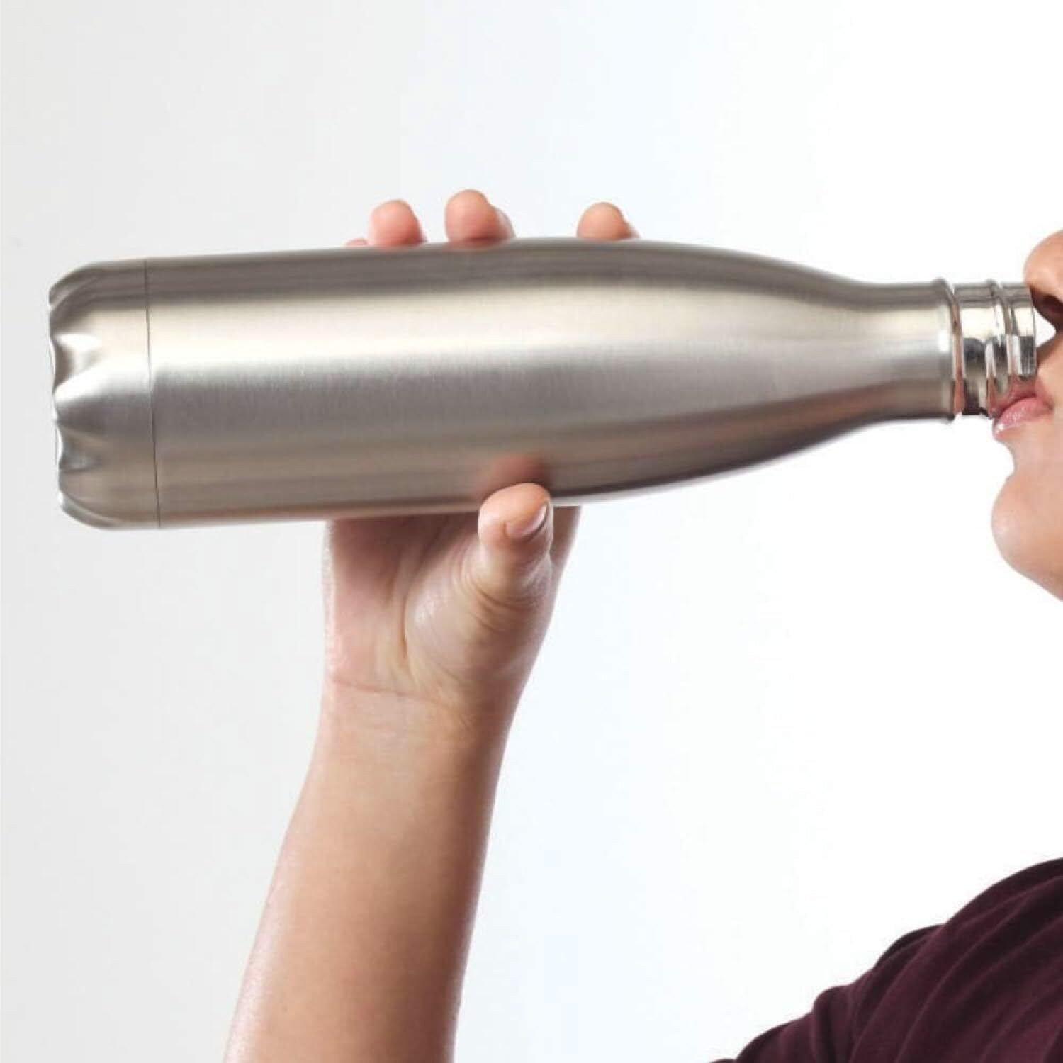 Image of BOROSIL 1800ml Bolt 24 Hours Hot and Cold, Double Wall Vaccum Insulated Flask Bottle 1800 ml Steel Bottle