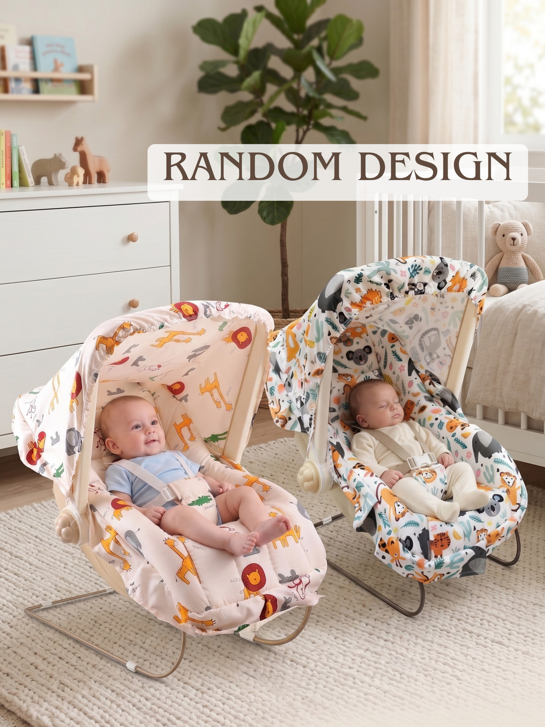 Image of Avani MetroBuzz 10 in 1 Baby Carry Cot | Rocker & Bouncer | Baby Swing | Adjustable Handle | Rocker and Bouncer
