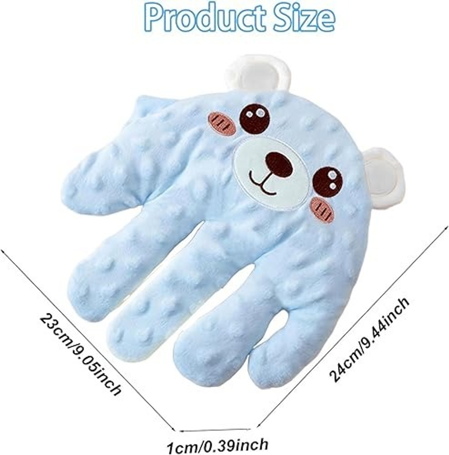 Image of TAARAMA Automatic Patting Baby Soothing Palm Pillow with Remote Control Calming Toy - 25 cm