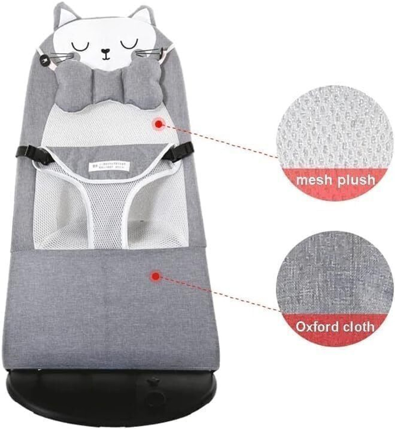 Image of DREZII Bouncer & Rocking Chair - Foldable, Reclining Sleeping & Swing Chair Ergonomic Bouncer