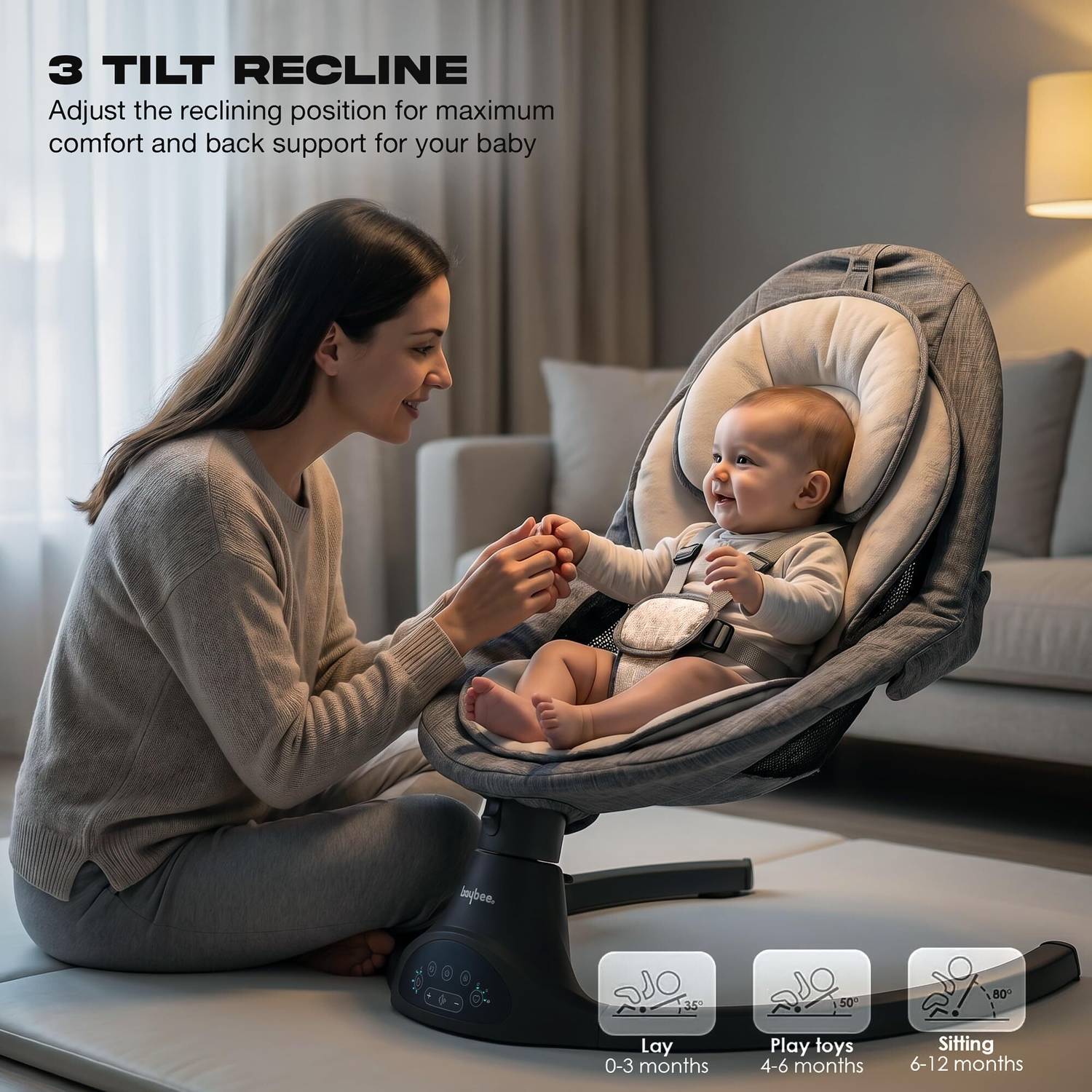 बेबी Baby Electric Swing with Music - Image 3