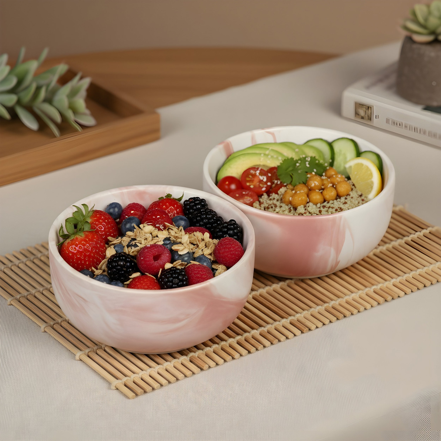 Image of Liva Ceramic Serving Bowl New Trendy Ceramic bowls for Snacks, Pasta, Rice, Dal, Noodles, Maggi & More