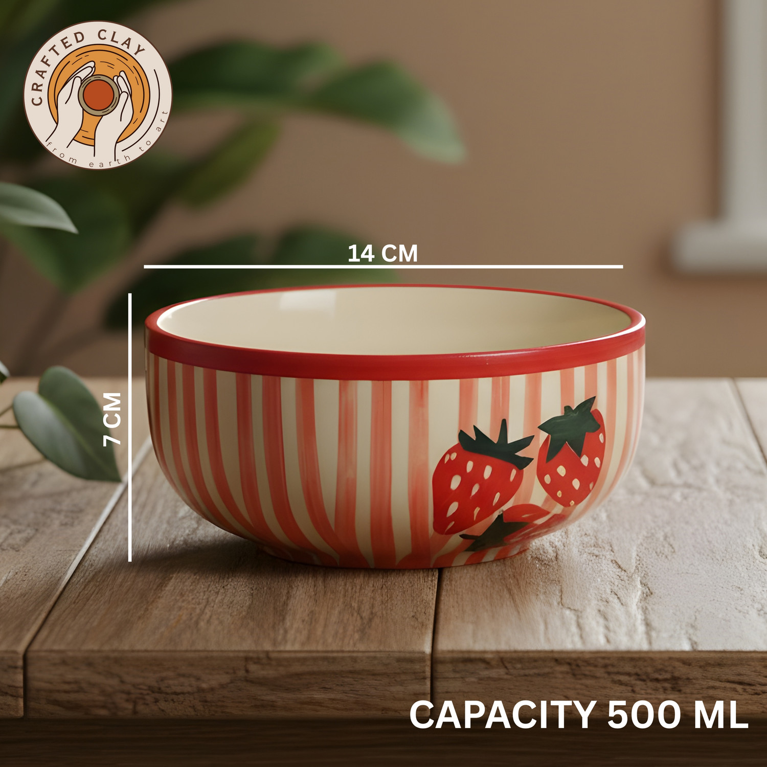 Image of ceramicfusion Ceramic Serving Bowl