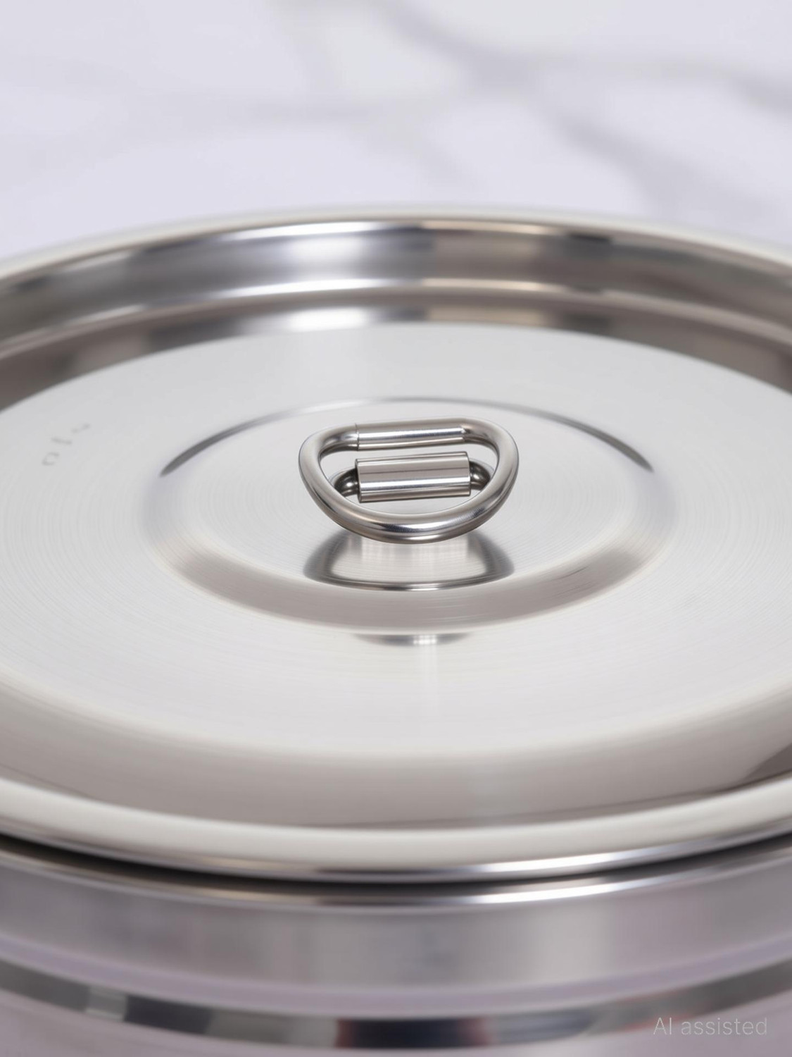Image of PEEZSTEEL Steel Mixing Bowl (Pack of 3, Silver)