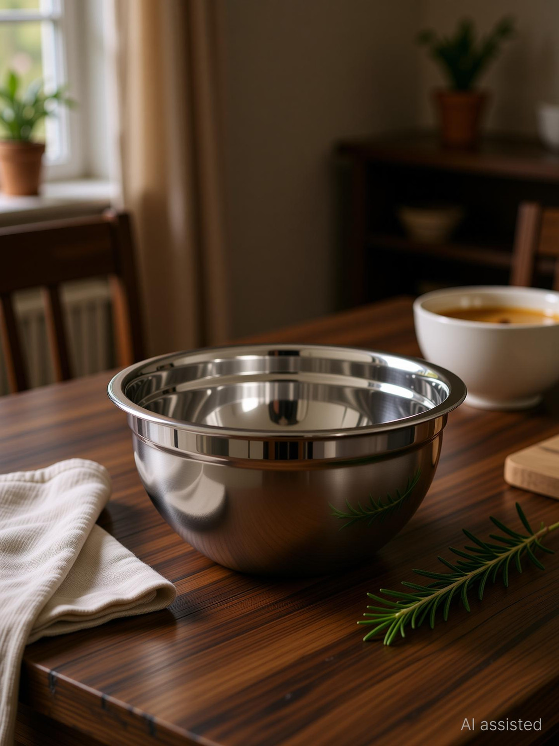 Image of Tromso Stainless Steel Mixing Bowl (Pack of 1, Steel)
