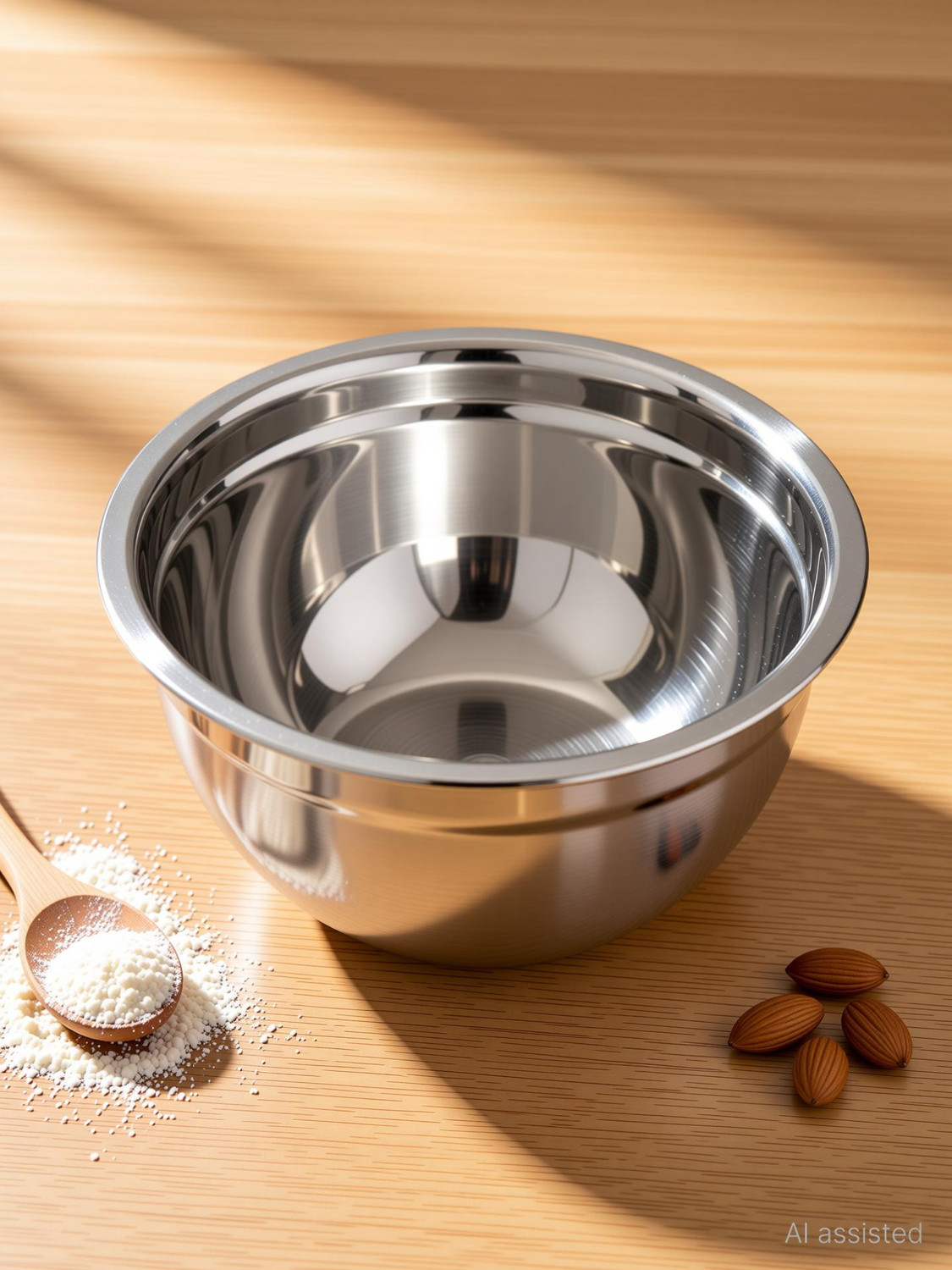 Image of Tromso Stainless Steel Mixing Bowl (Pack of 1, Steel)