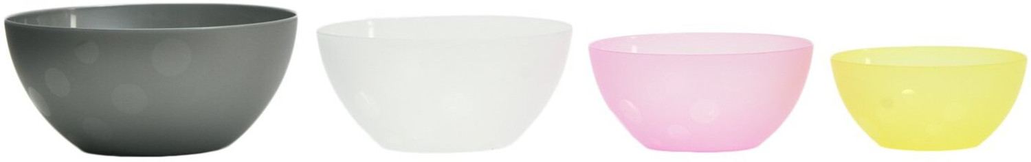 Image of Jaypee Plus Plastic Mixing Bowl Set for Baking, Cooking, Whisking, Mixing, Storing and Serving for Salads