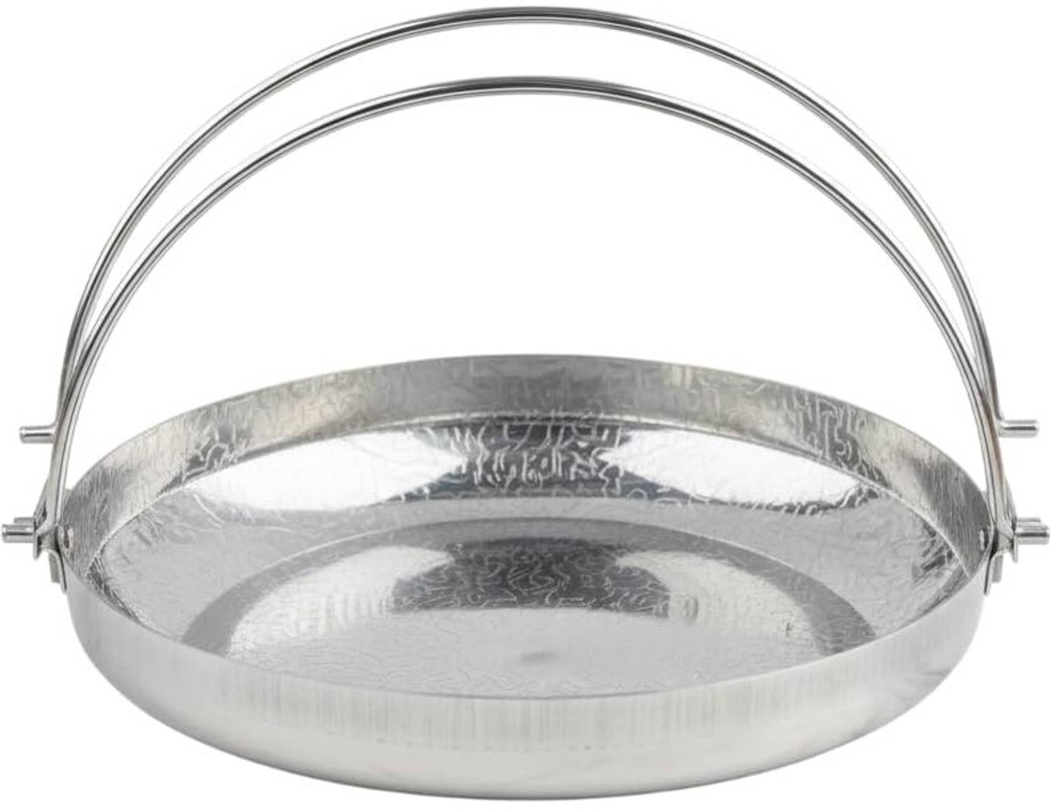 Alark Triply Stainless Steel Tadka Pan Non Stick Induction & Gas Compatible Heavy Duty Fry Pan 25 cm diameter 1.5 L capacity