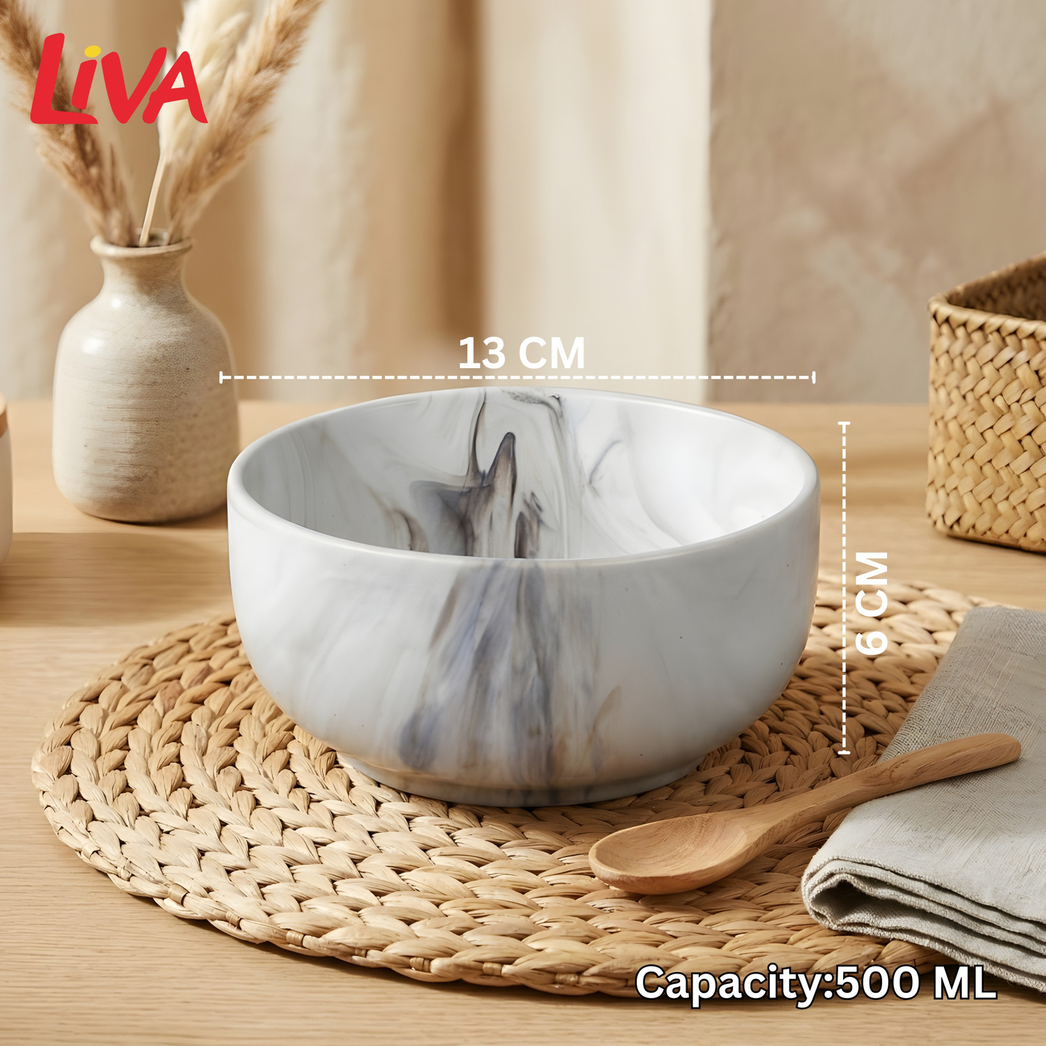 Image of Liva Ceramic Pasta Bowl