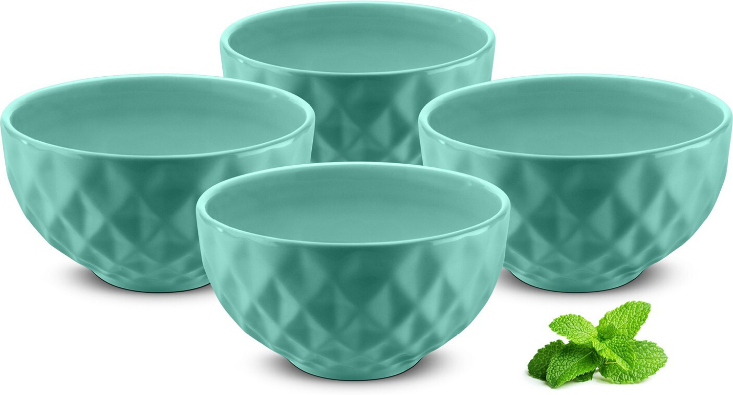 Image of Urban Chef Ceramic Serving Bowl Urban Chef Prism Ceramic Handcrafted Shine Matte - Ceramic Bowl Set - Microwave Safe Salad / Soup / Cereal / Serving Bowl Ideal For Self Use Or Gift for Friends, Anniversary, Birthday Ceramic Serving Bowl