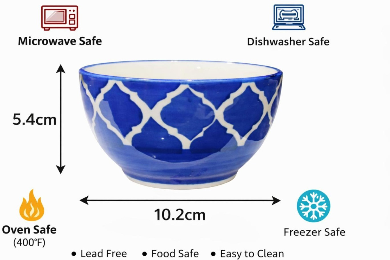 Image of AMRUK Ceramic Serving Bowl