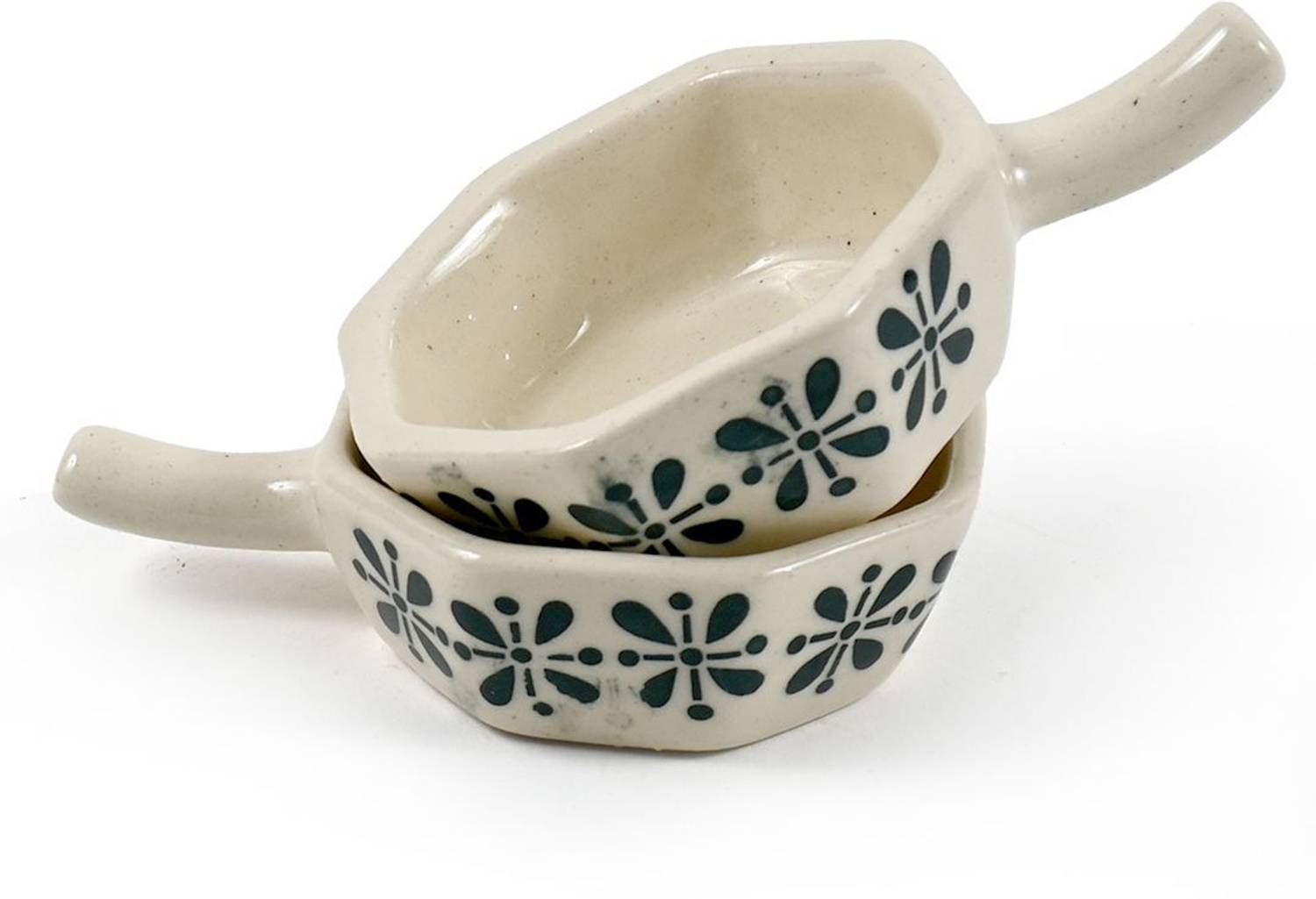 Amoorcart Ceramic Sauce Bowl Chutney Bowl | Green | 50mL