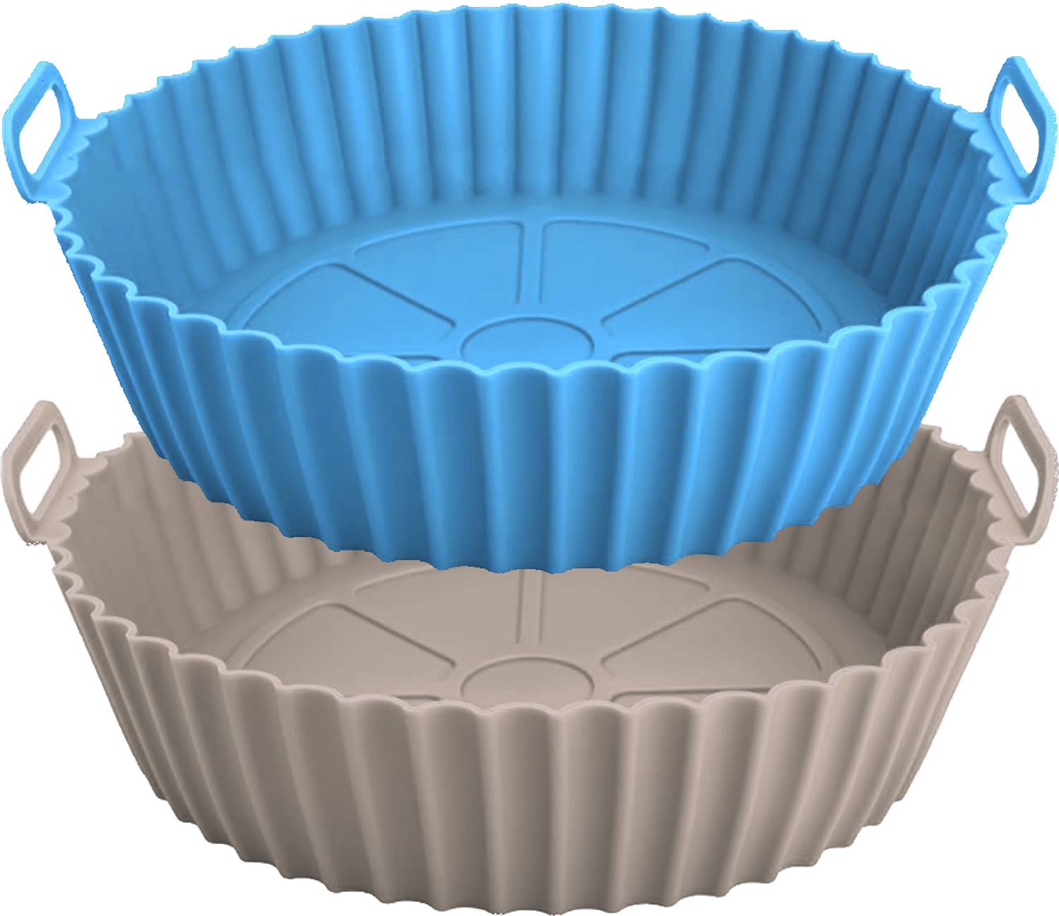 BRAVIK Silicone Dessert Bowl Air Fryer Silicone Liners Pot For 3 To 5 Qt, Basket Bowl, Reusable Baking Tray Disposable