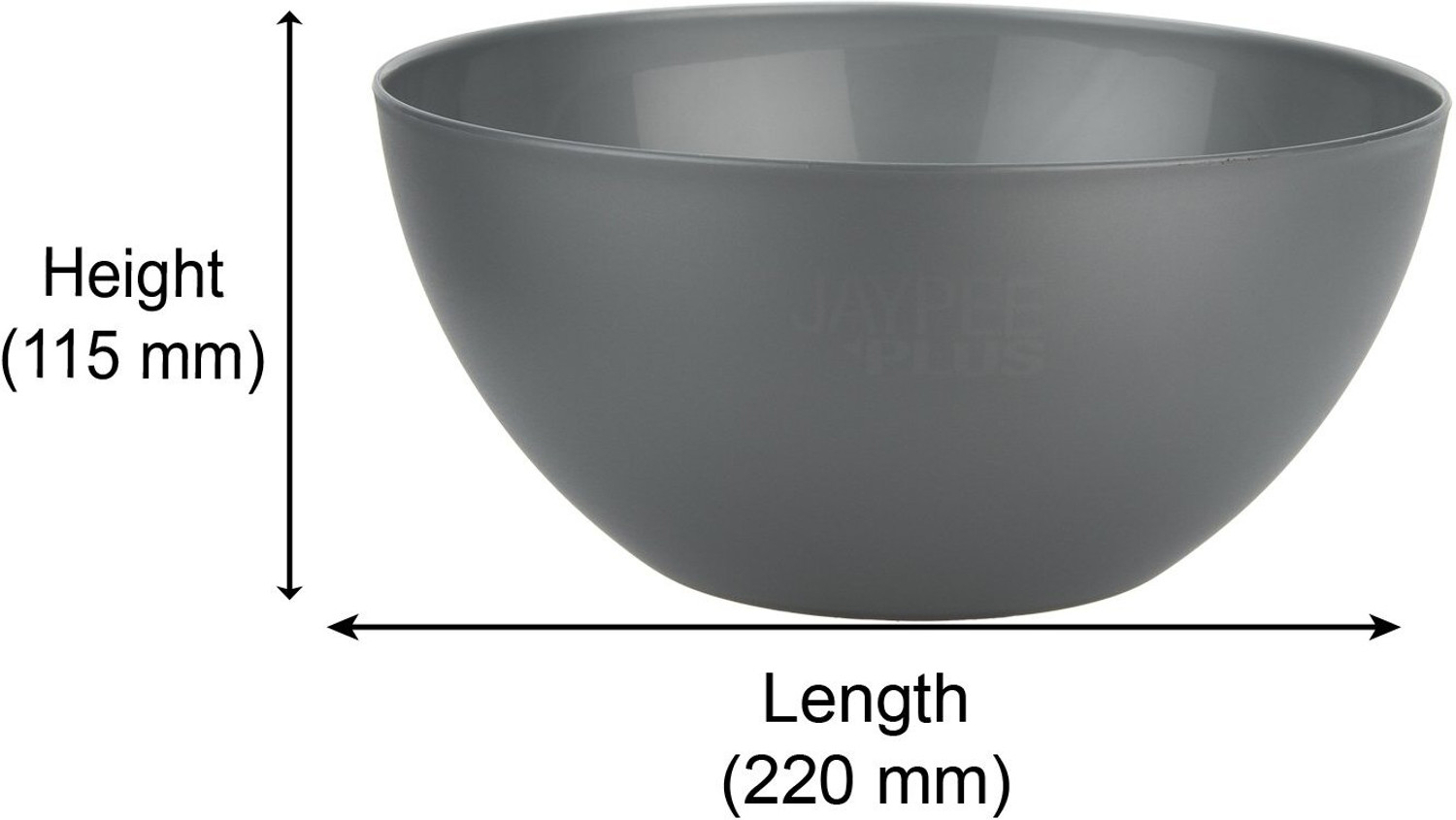 Image of Jaypee Plus Plastic Mixing Bowl Set for Baking, Cooking, Whisking, Mixing, Storing and Serving for Salads