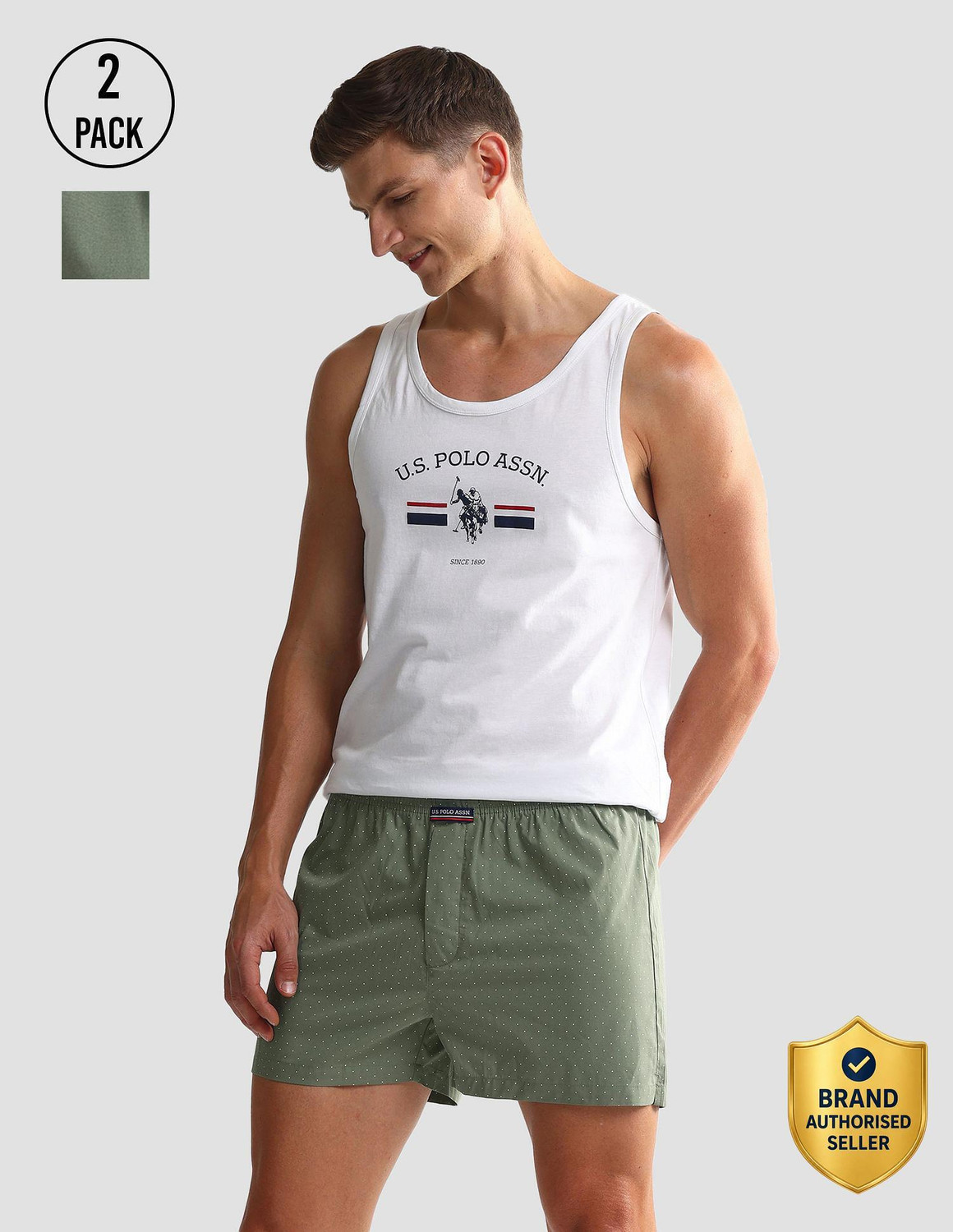 U.S. POLO ASSN. Solid Men Boxer
