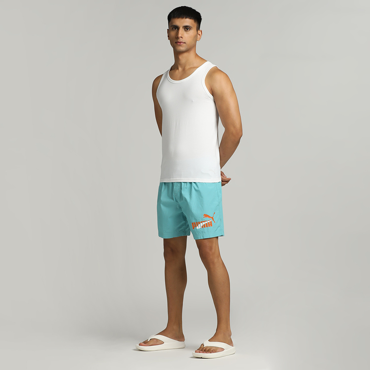 Image of PUMA Basic Woven Boxer IN-Pk of 1 Solid Men Boxer