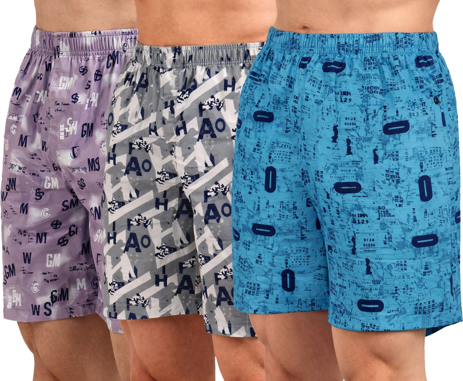 Image of HRX by Hrithik Roshan Printed Men Boxer