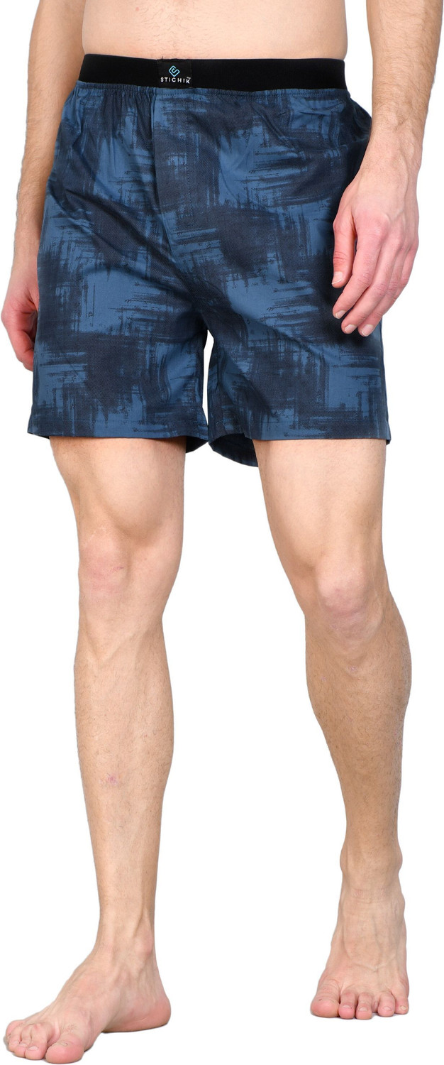 Image of stichik Pack of 3 Printed Men Boxer