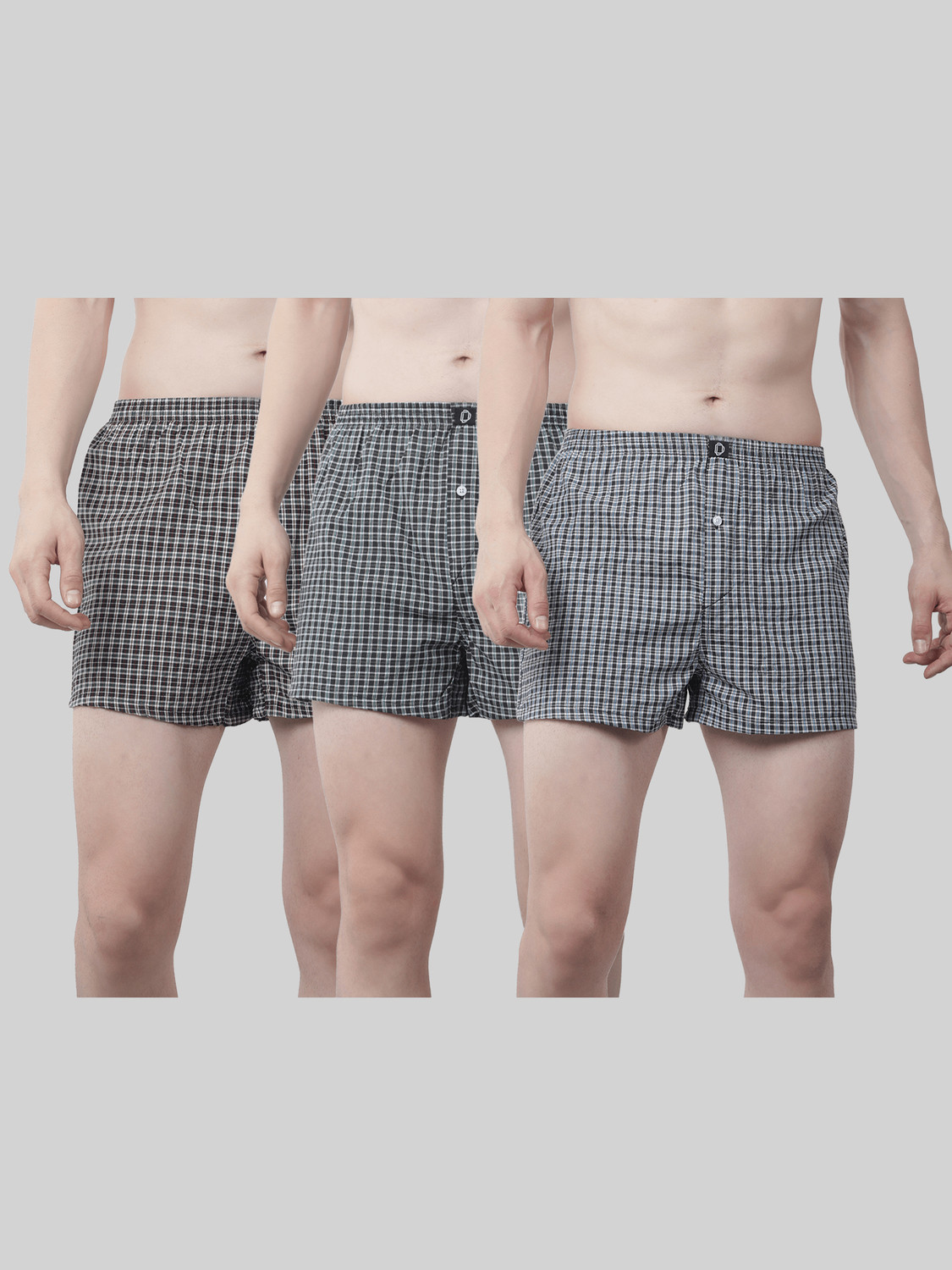 Image of Dollar Checkered Men Boxer