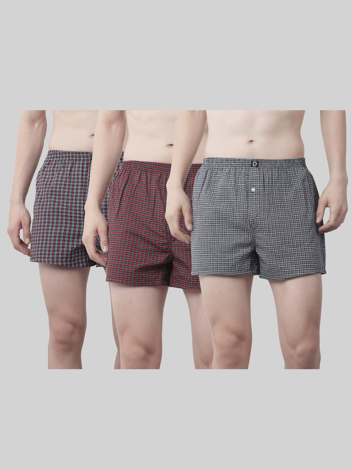 Image of Dollar Checkered Men Boxer