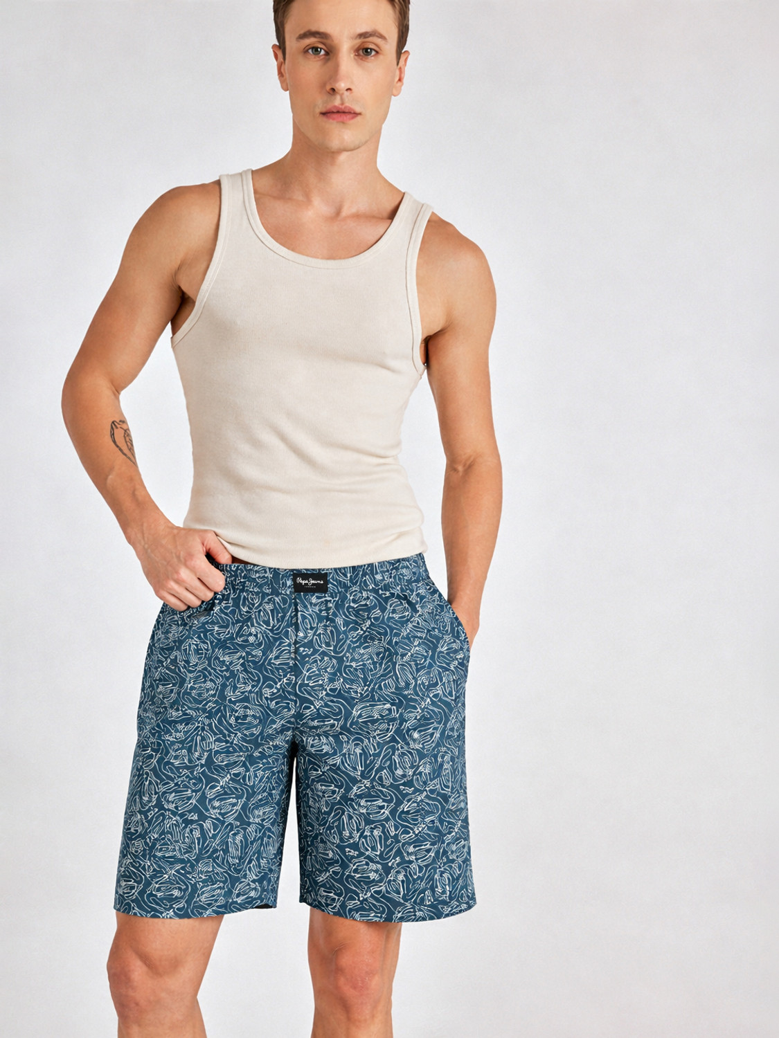 Image of Pepe Jeans Printed Men Boxer