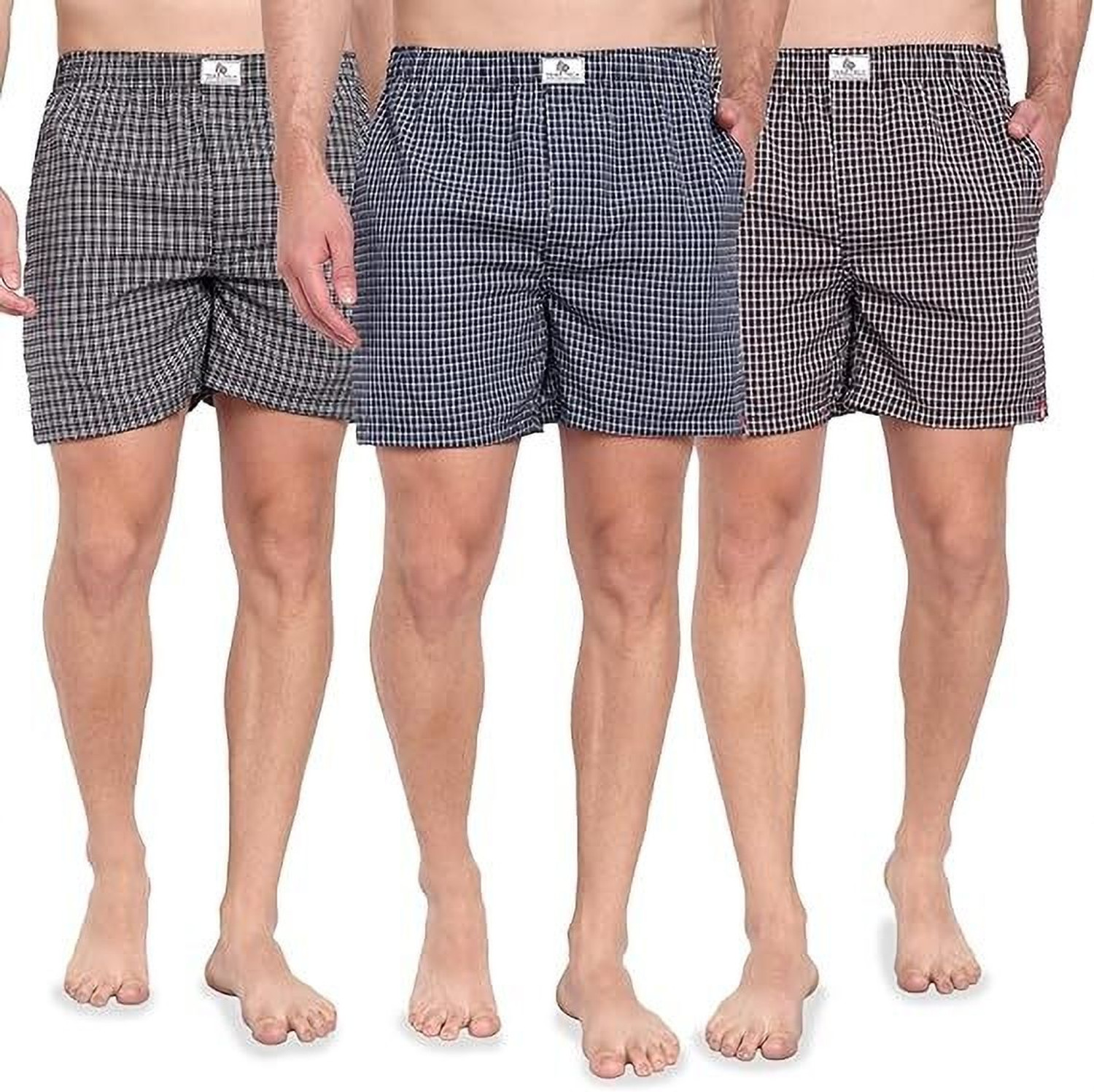 Image of TRIBE TECH Checkered Men & Women Boxer