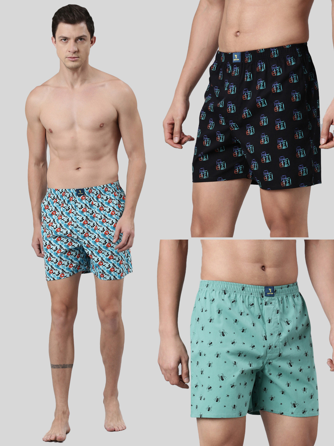 JOVEN Assorted Printed Men Boxer