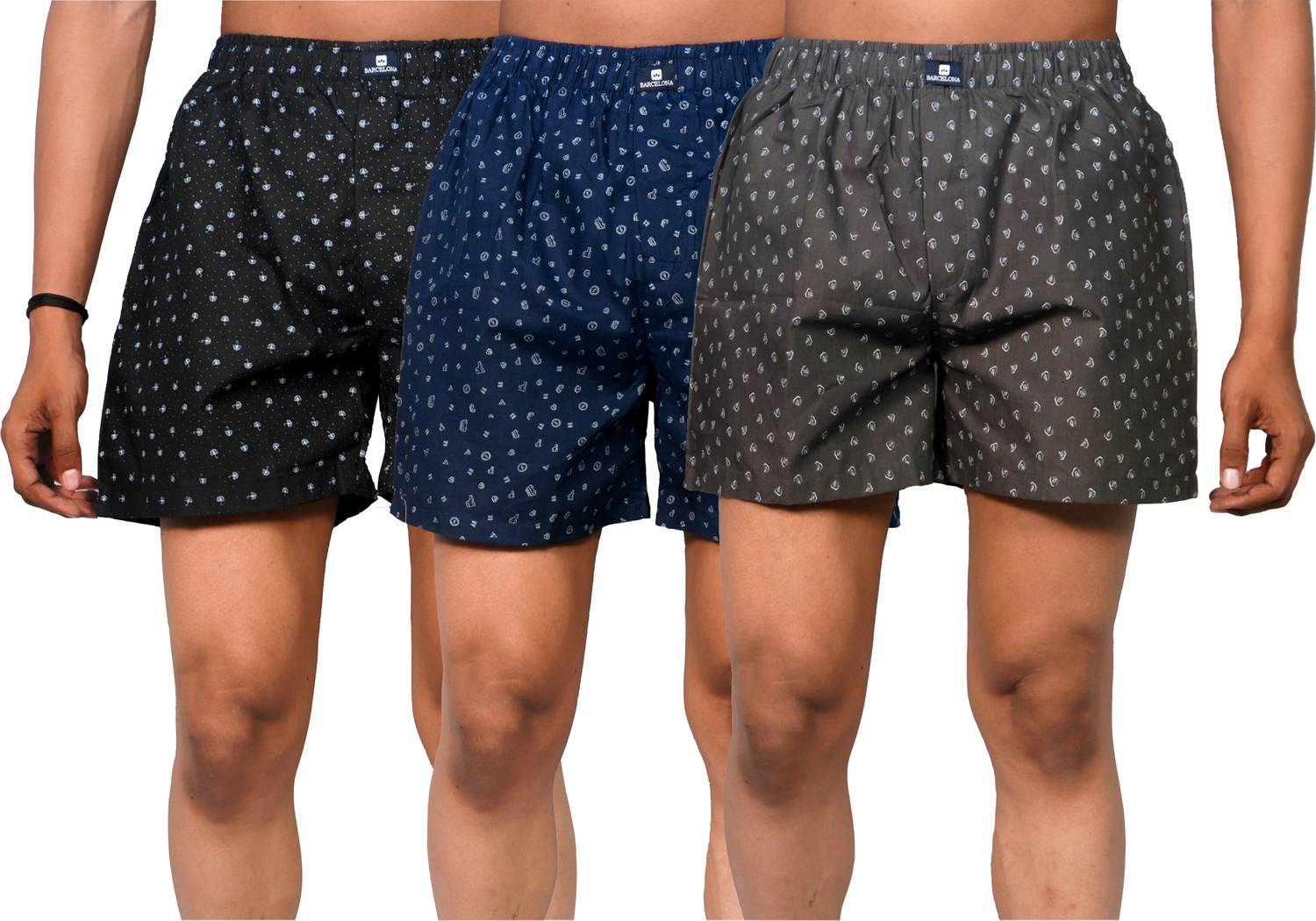 Barcelona Printed Men Boxer