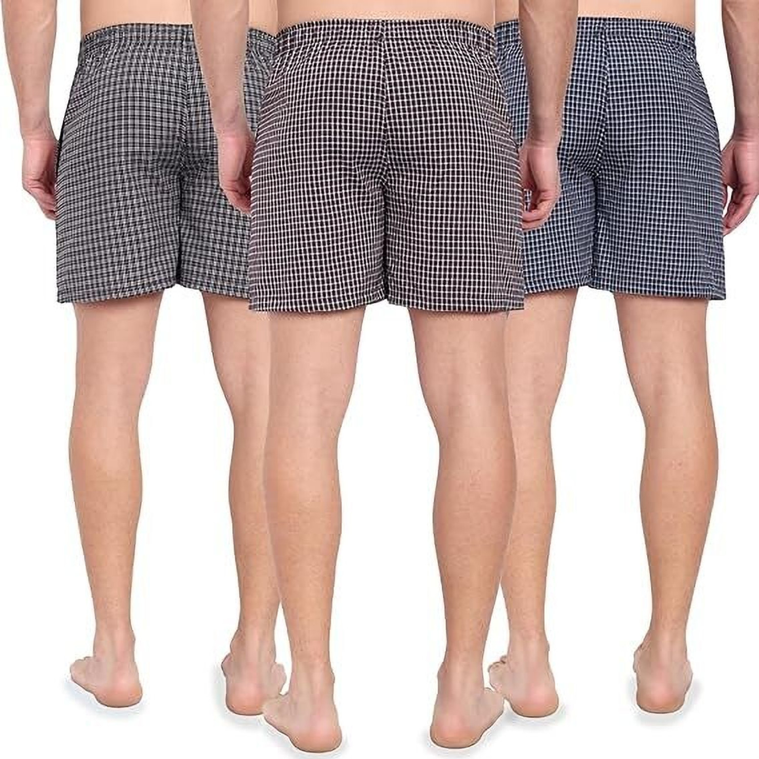 Image of TRIBE TECH Checkered Men & Women Boxer