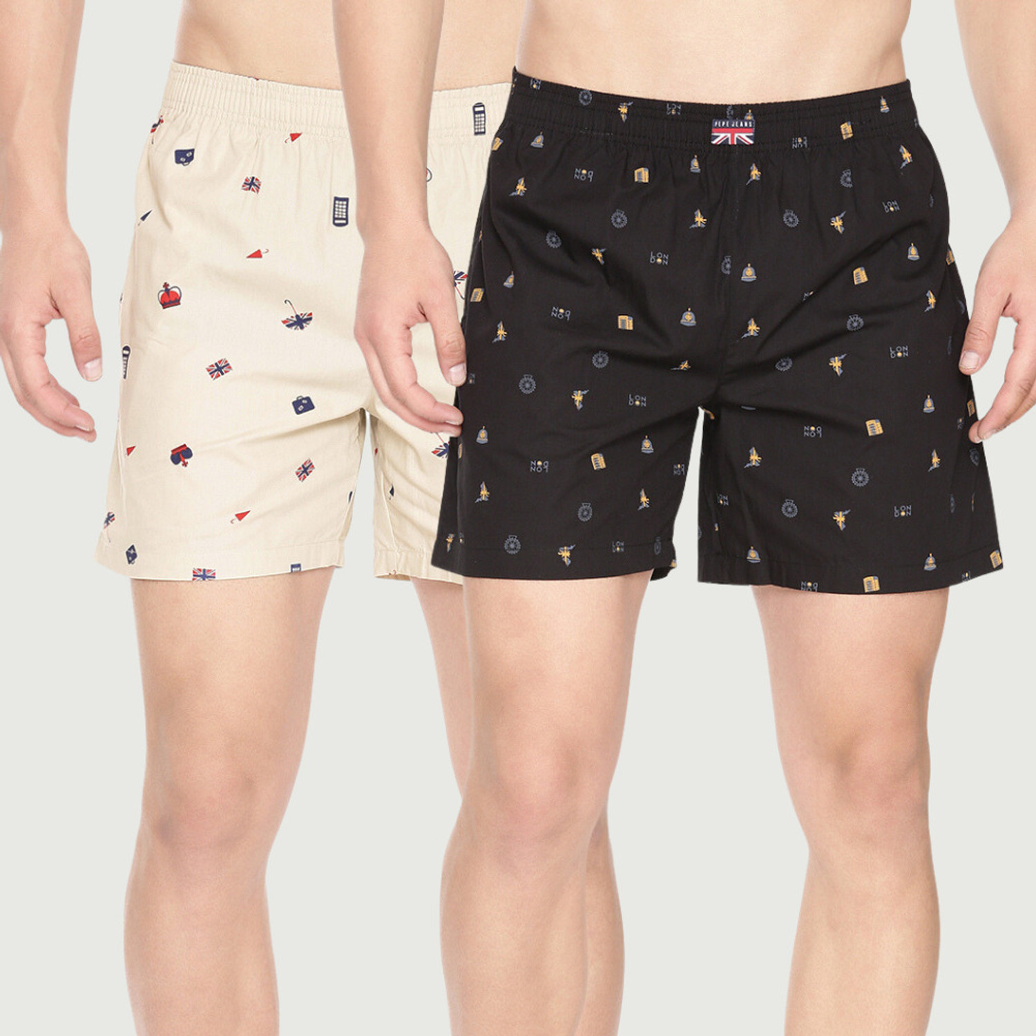 Image of Pepe Jeans Printed Men Boxer
