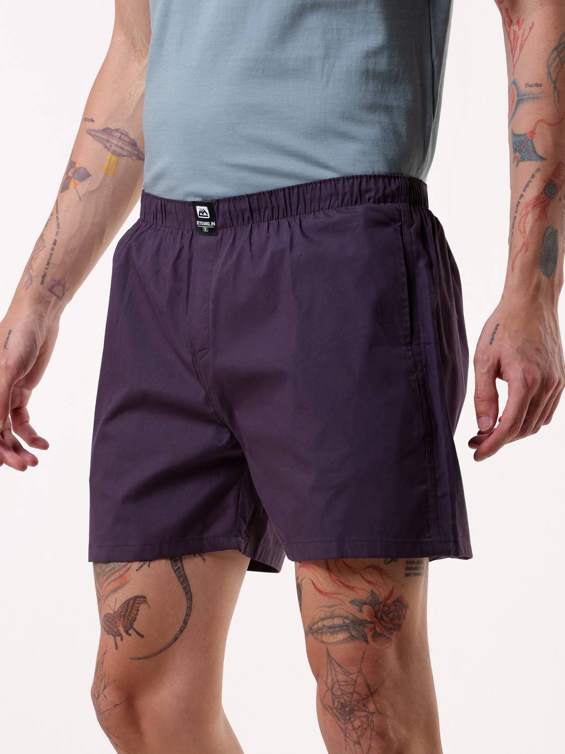 BEYOUNG Solid Men Boxer