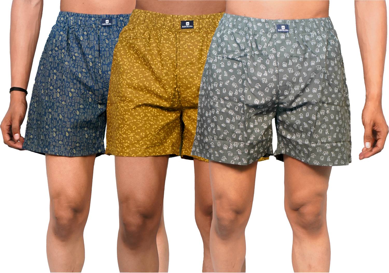 Barcelona Printed Men Boxer