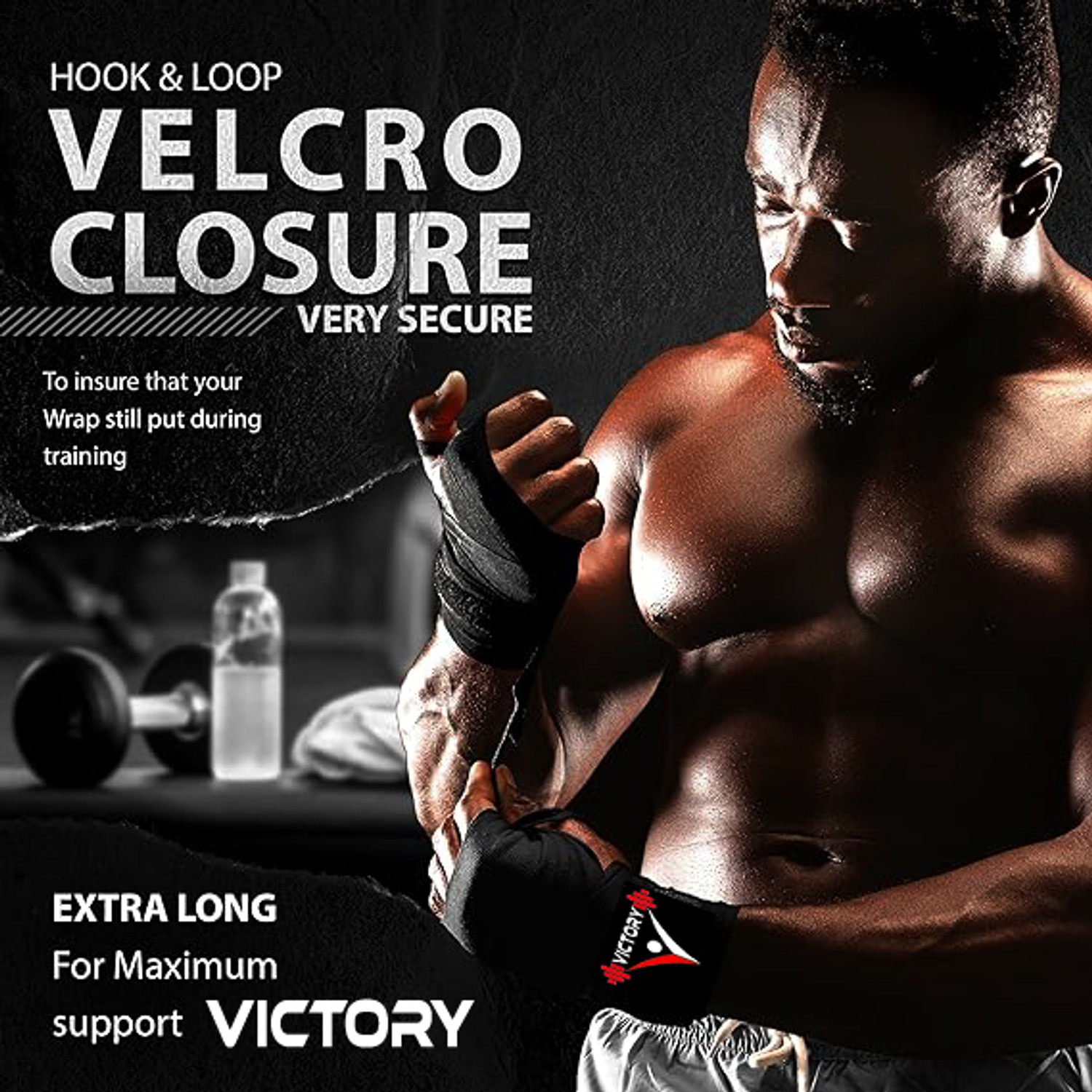 Image of VICTORY Weight Lifting Wrap for Gym, Fitness ,Boxing #Men,Women# Gym & Fitness Gloves
