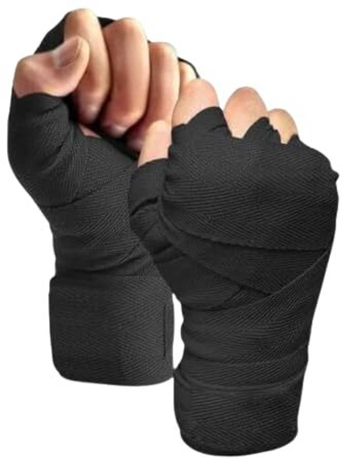 GymWar Professional Boxing Hand Wrap Black - Image 1