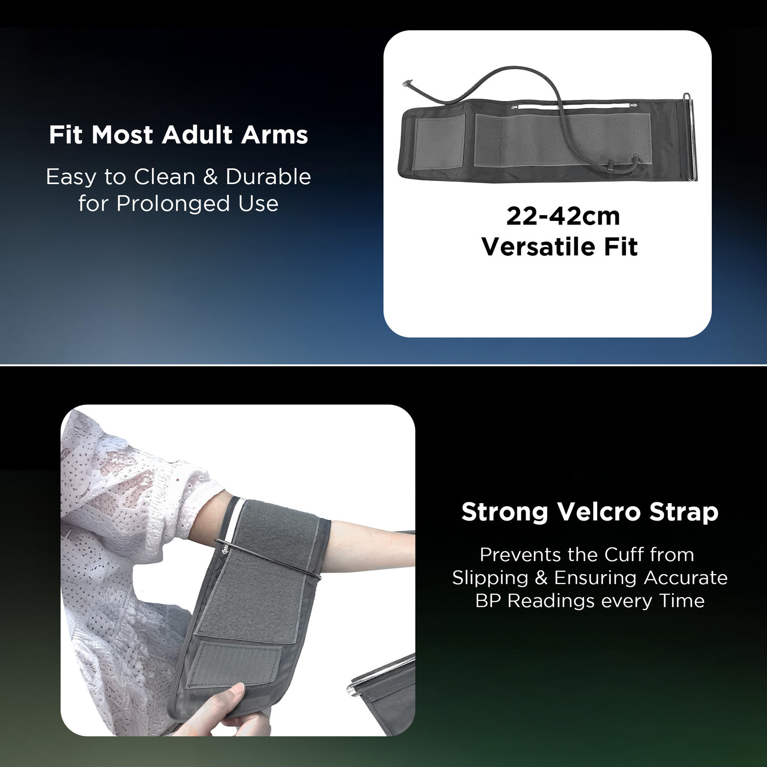 Image of Dr Trust USA Digital BP Machine Cuff 129 for Blood Pressure Measurement, Size(22-42 cm) Bp Monitor Cuff
